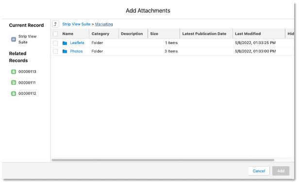 add attachments